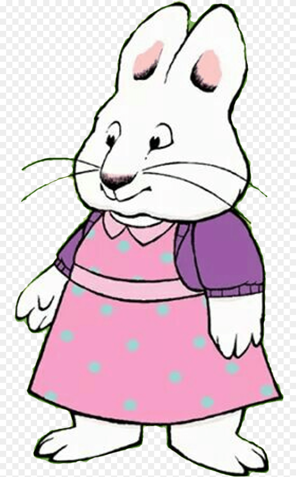 Cartoon Characters Max U0026 Ruby New Pngu0027s Ruby From Max And Ruby, Baby, Purple, Person, Head Free Png