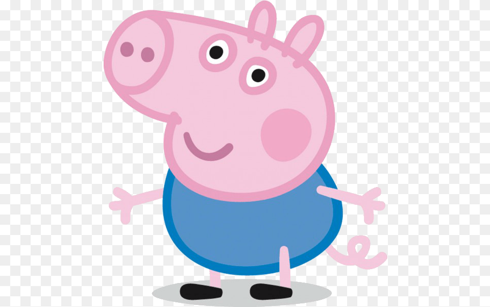 Cartoon Characters Peppa Pig Bday Party George Peppa Pig, Animal, Bear, Mammal, Wildlife Png