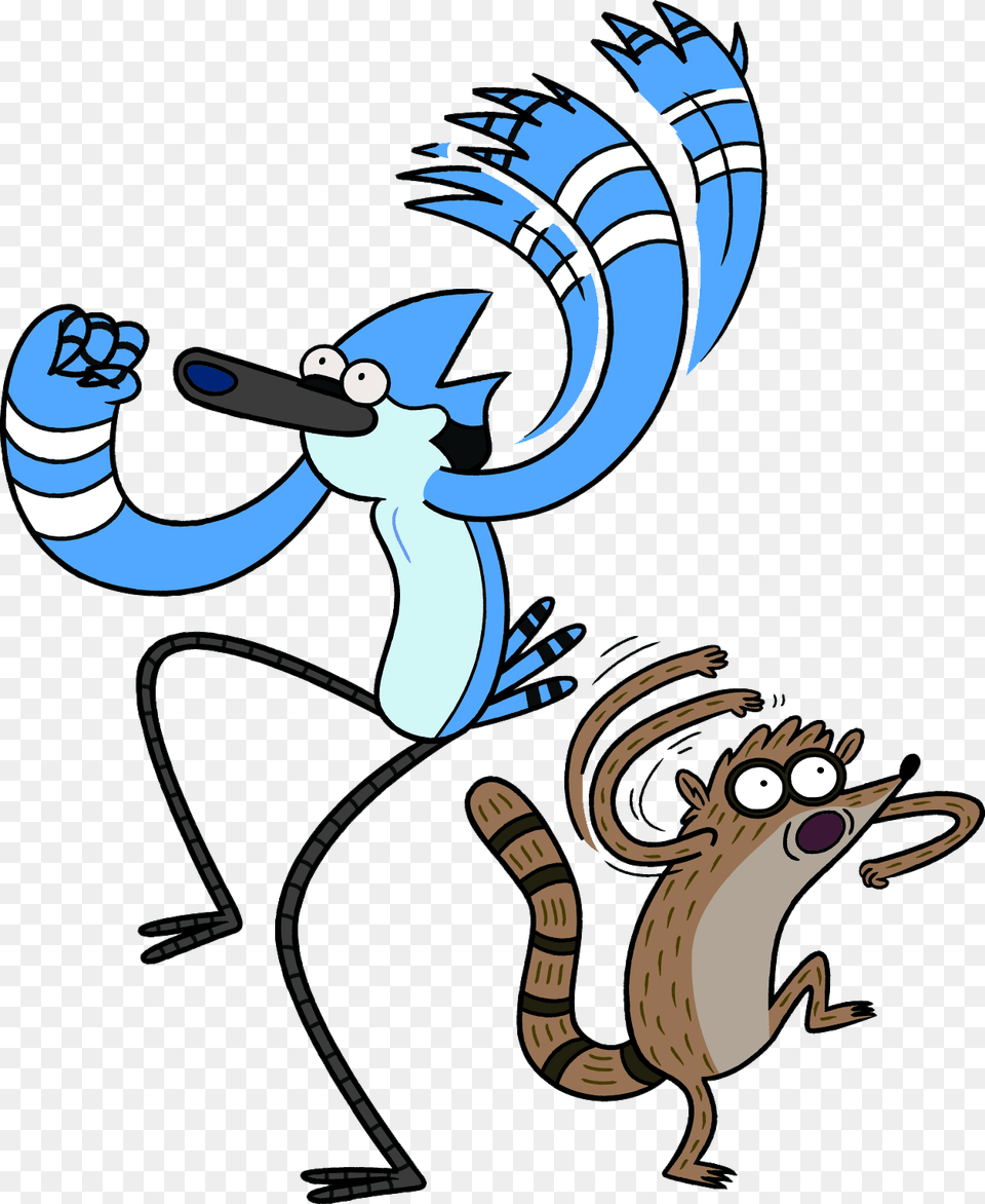 Cartoon Characters Regular Show, Animal, Bird, Jay, Book Png Image