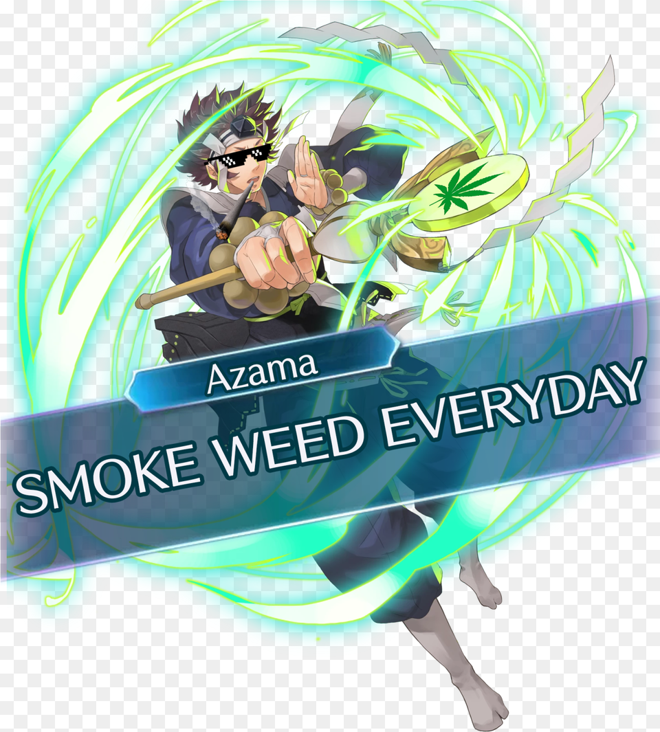 Cartoon Characters Smoking Weed Tumblr Cartoon Fire Emblem Azama, Book, Publication, Clothing, Glove Png