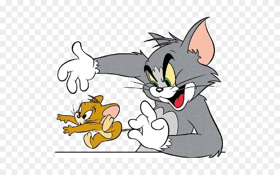 Cartoon Characters Tom And Jerry, Book, Comics, Publication, Baby Png