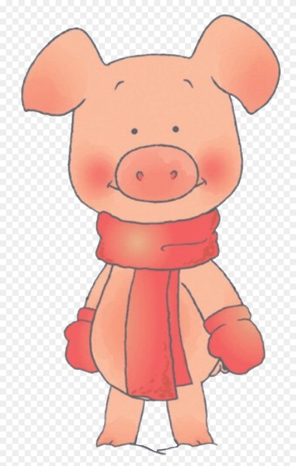 Cartoon Characters Wibbly Pig, Baby, Person, Snout Free Png Download
