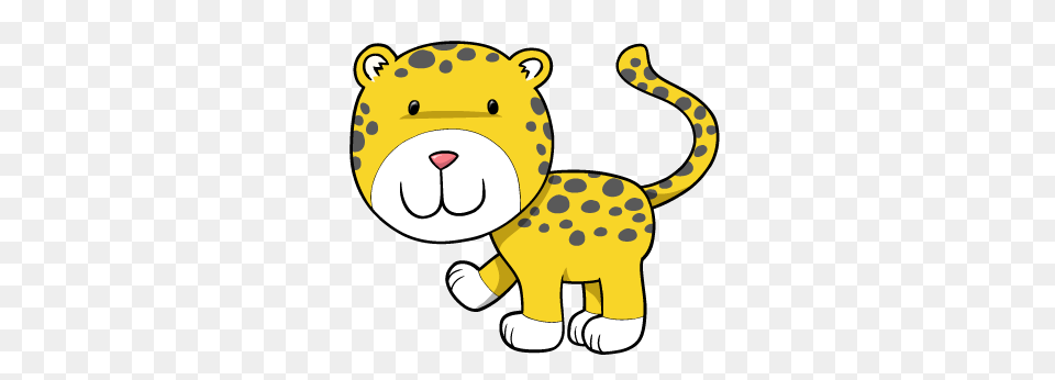 Cartoon Cheetah Transparent, Animal, Mammal, Wildlife, Bear Free Png Download