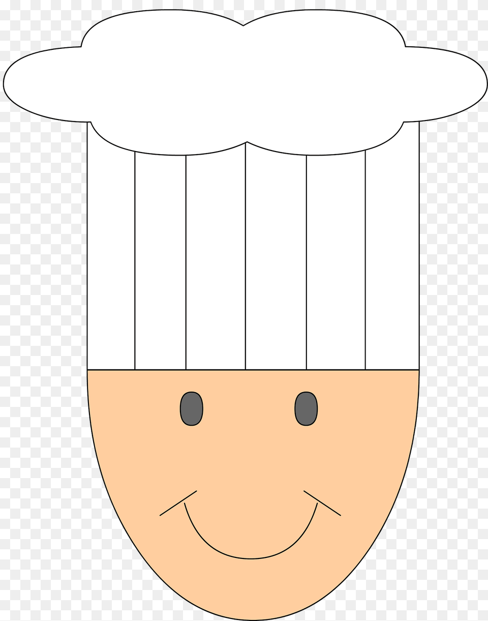 Cartoon Chef Face Clipart, Food, Nut, Plant, Produce Free Png