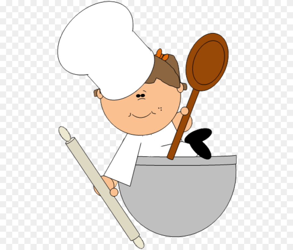 Cartoon Chef Hd, Cutlery, Spoon, Face, Head Png Image