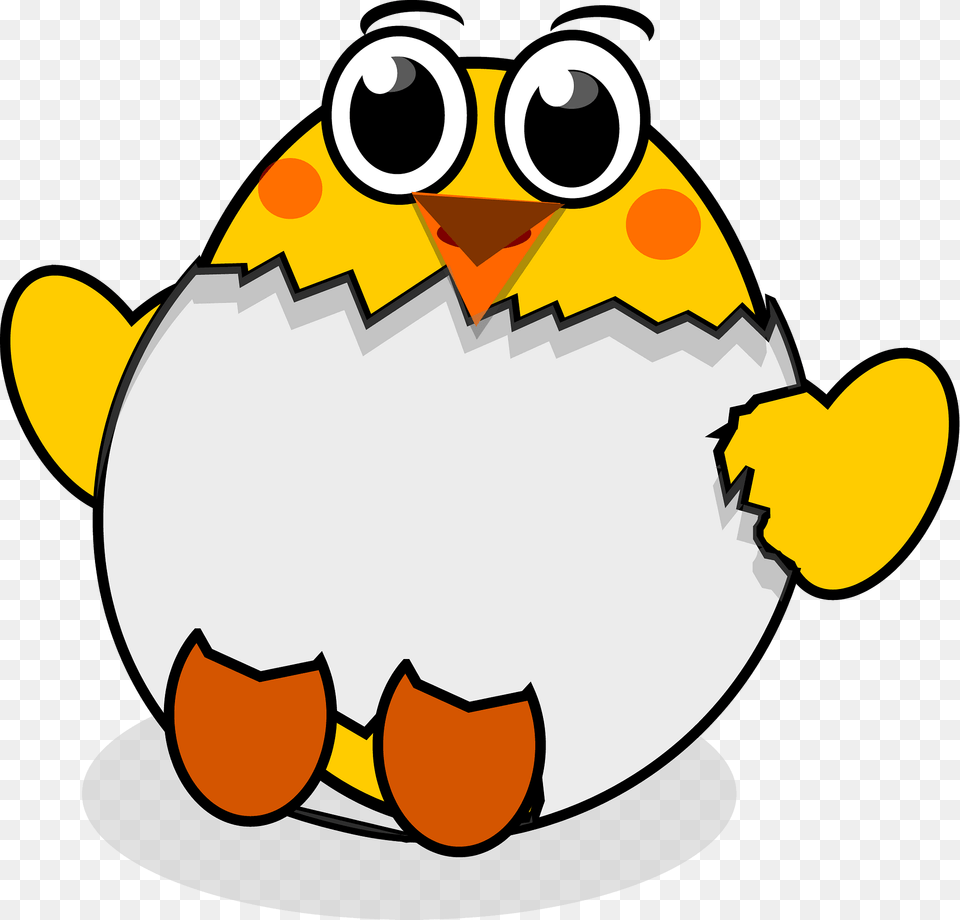 Cartoon Chick Hatching Clipart, Dynamite, Weapon Png Image