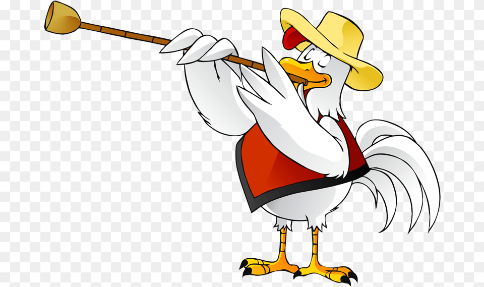 Cartoon Chicken Chicken Cartoon Clipart, Clothing, Hat, Adult, Female Png