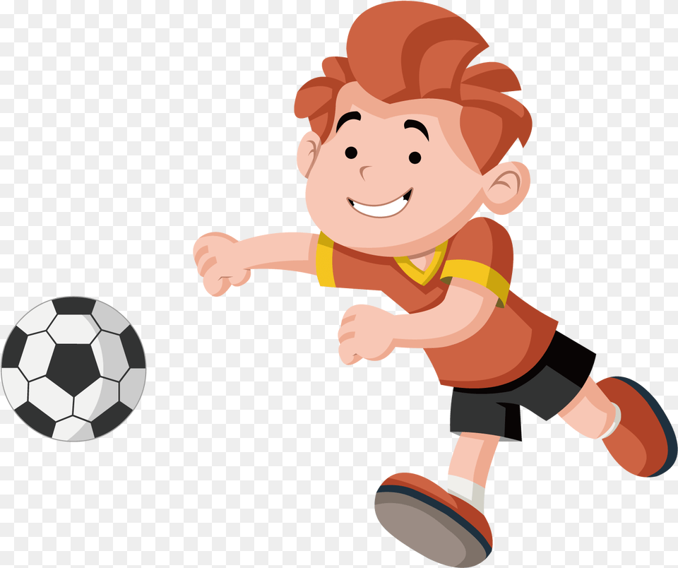 Cartoon Child Play Royalty, Sport, Ball, Soccer Ball, Football Png Image