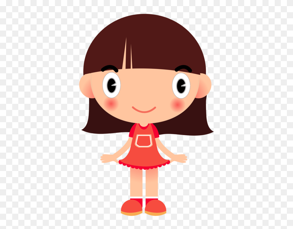Cartoon Child Woman Drawing, Baby, Person, Elf, Doll Free Png Download