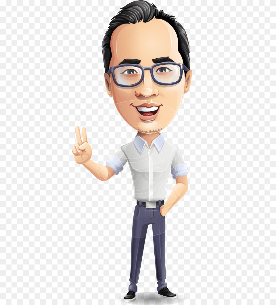 Cartoon Chinese Man Vector Character Vector Cartoon Man, Woman, Adult, Photography, Person Png Image