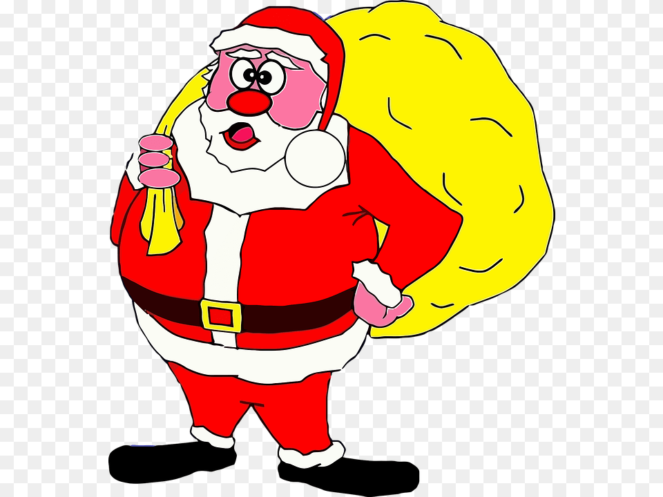 Cartoon Christmas Comic Comic Characters Holidays Gambar Kartun Natal, Baby, Person, Face, Head Free Png Download