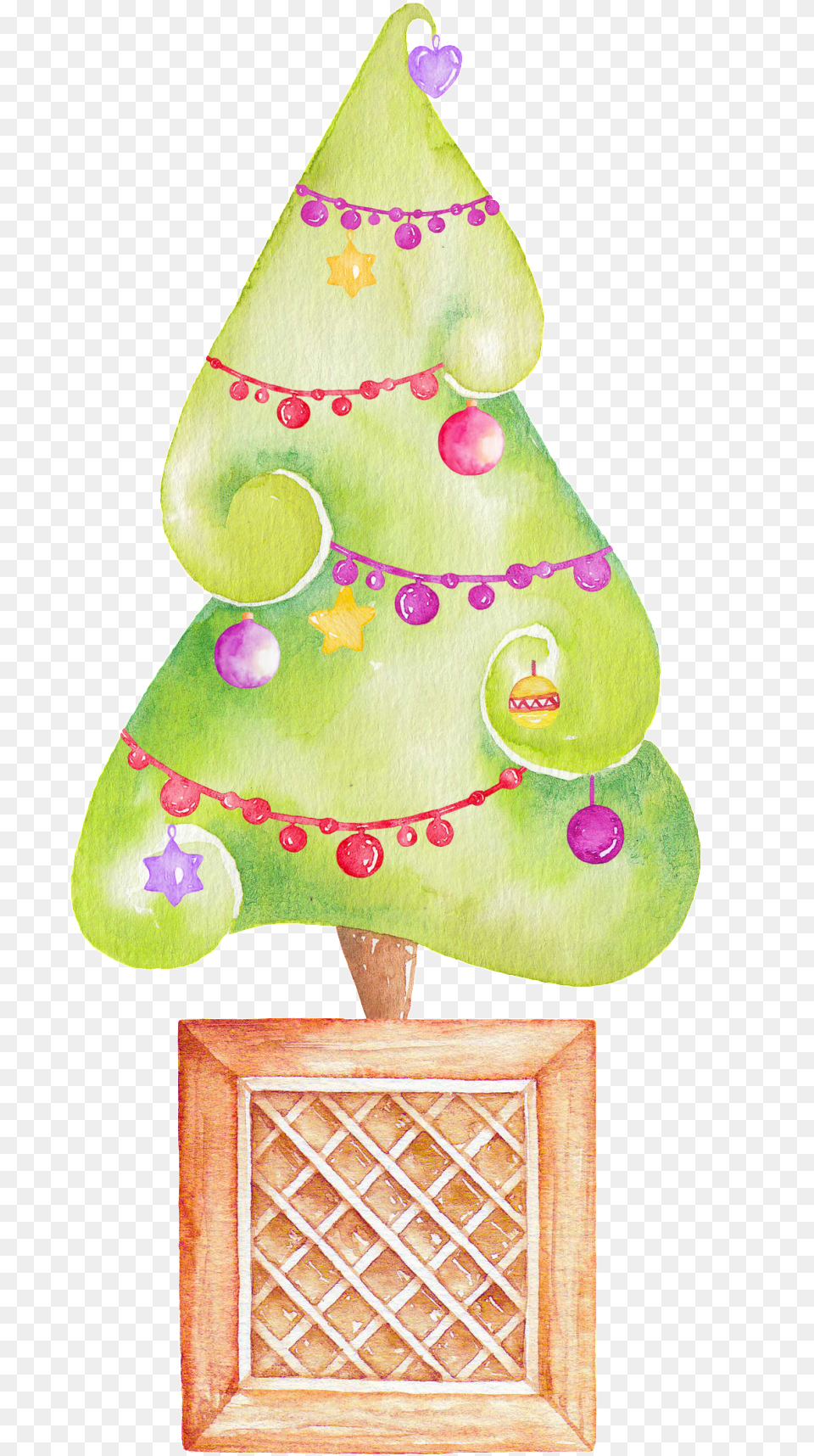 Cartoon Christmas Tree Transparent Christmas Tree, Christmas Decorations, Festival Free Png Download