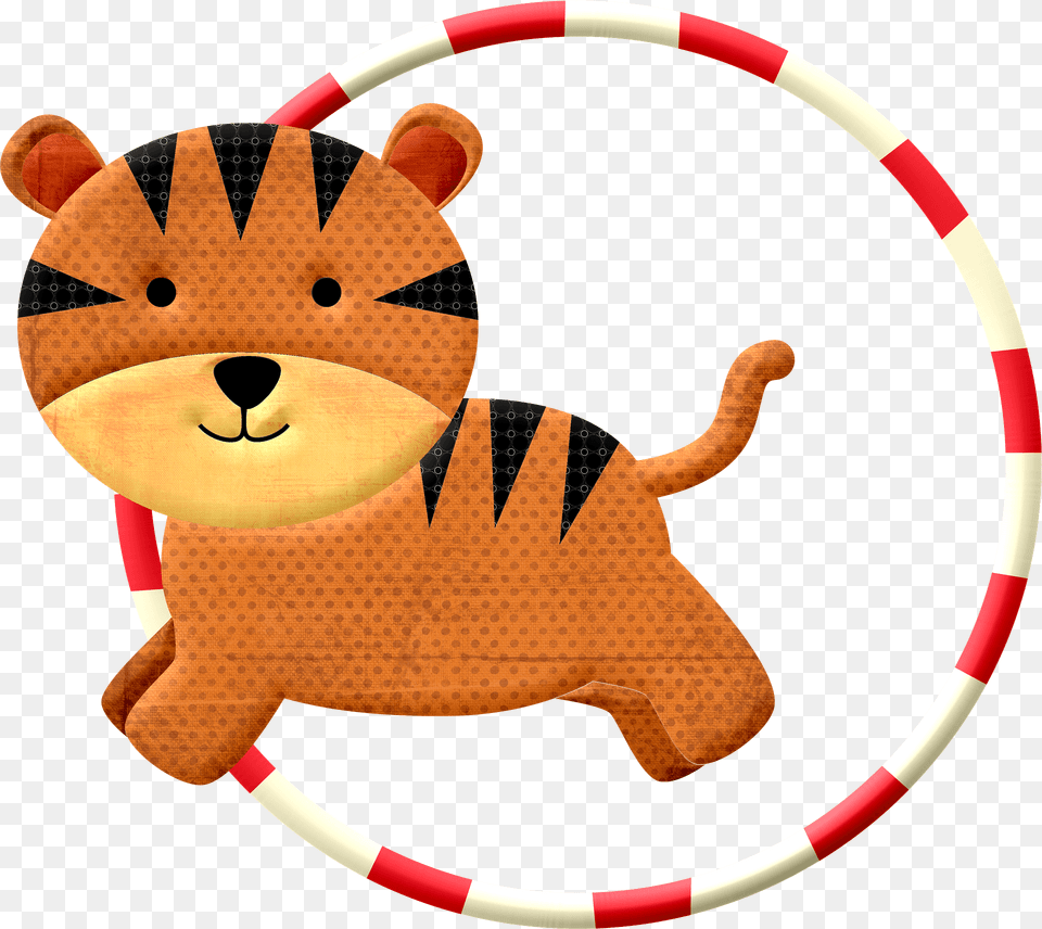 Cartoon Circus Tiger Clipart, Bow, Weapon, Toy Free Transparent Png