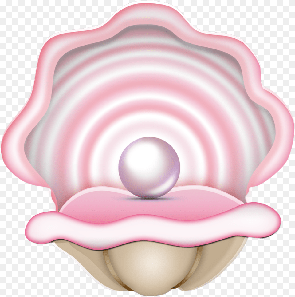 Cartoon Clam With Pearl, Accessories, Animal, Food, Invertebrate Free Png Download