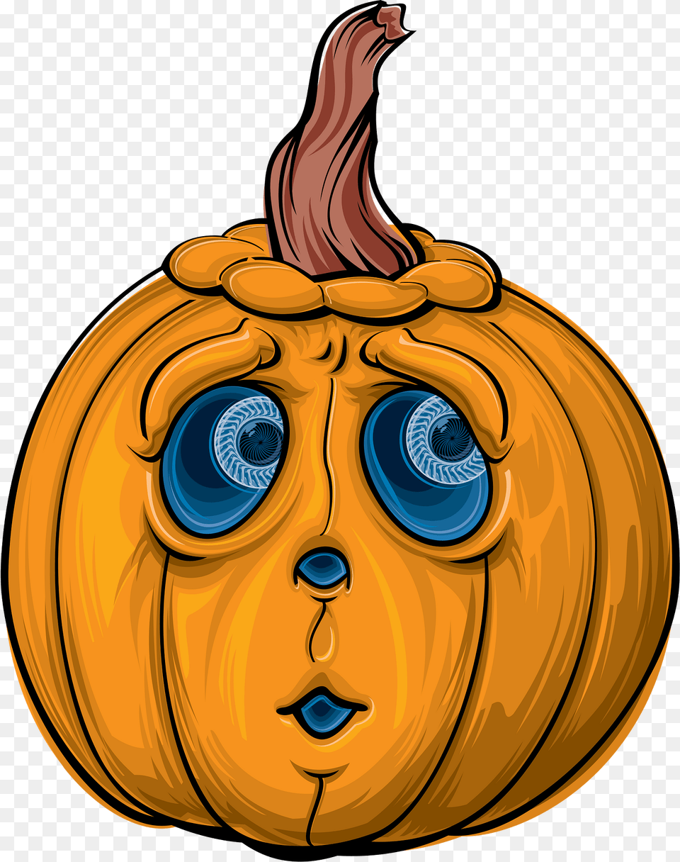 Cartoon Clipart, Food, Plant, Produce, Pumpkin Free Png