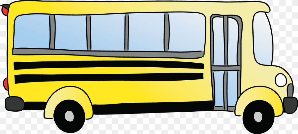 Cartoon Clipart Bus, Transportation, Vehicle, School Bus, Car Png Image
