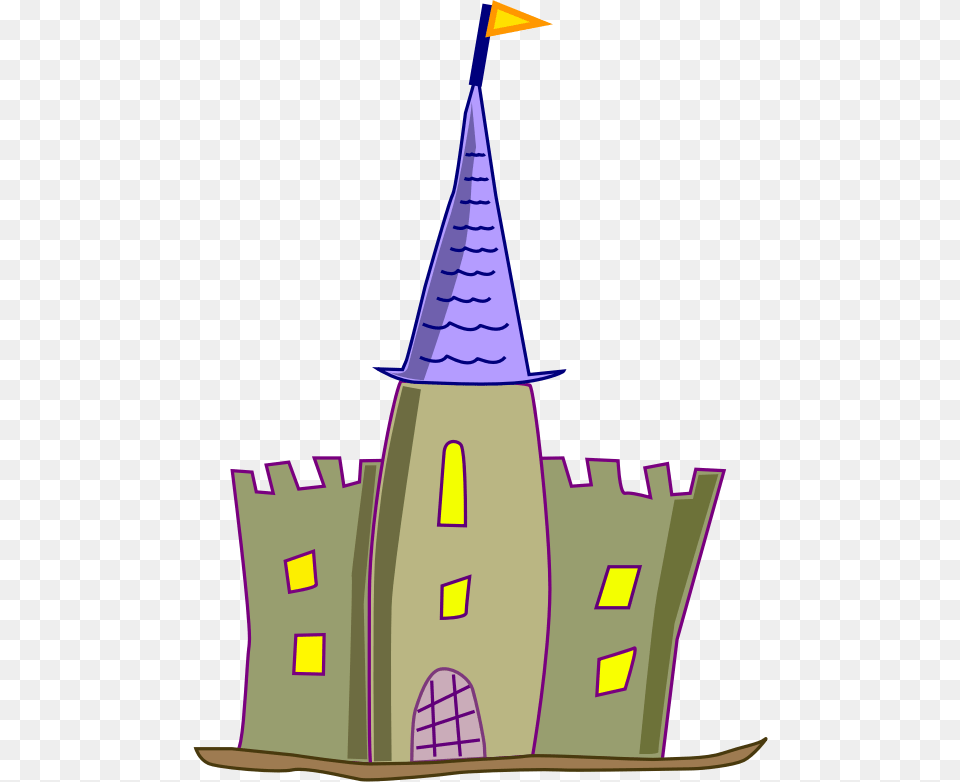 Cartoon Clipart Castle, Architecture, Building, Spire, Tower Png