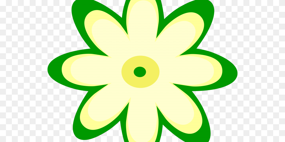 Cartoon Clipart Flower Wappen Hnxe, Daisy, Green, Plant, Animal Free Transparent Png