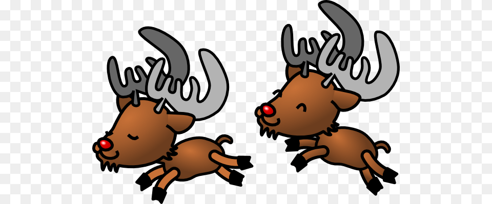 Cartoon Clipart Reindeer, Animal, Mammal, Wildlife, Buffalo Free Png Download