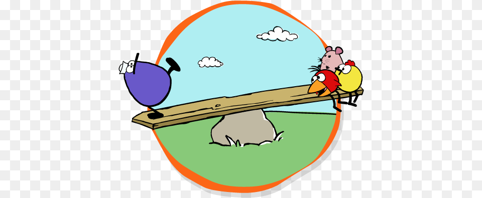 Cartoon Clipart S Video Game Transprent Free, Seesaw, Toy, Animal, Bird Png Image