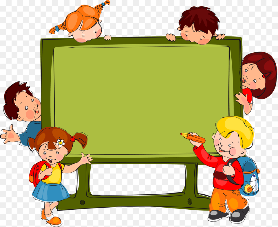 Cartoon Clipart School Child Education Kids School, Baby, Person, Face, Head Free Transparent Png