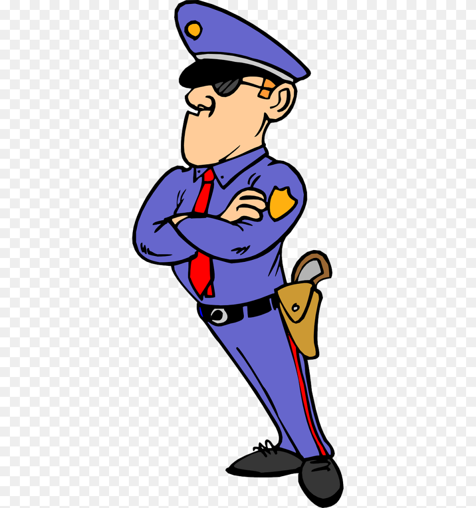 Cartoon Clipart Under Arrest A Book Of Police Jokes The Best Ever, People, Person, Captain, Officer Free Png Download