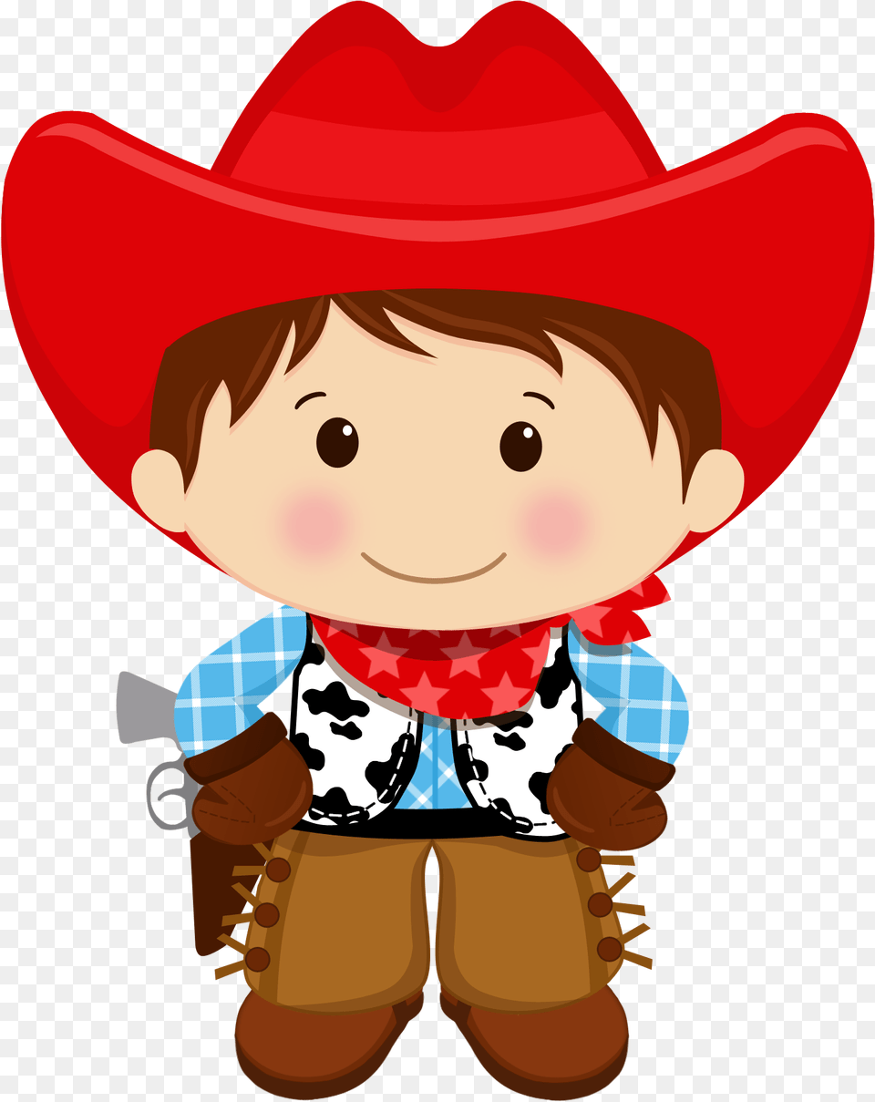 Cartoon Clipart Western Rodeo Cowboy Transprent, Clothing, Hat, Baby, Cowboy Hat Free Png