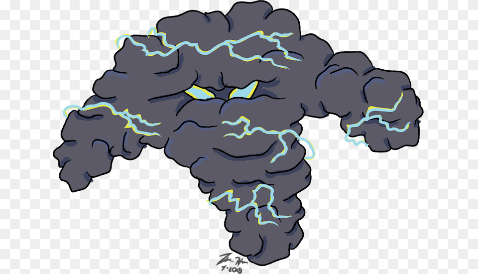 Cartoon Cloud Monster, Plot, Chart, Outdoors, Nature Png Image