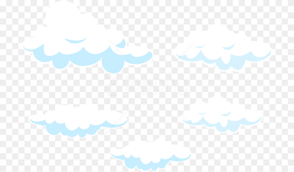 Cartoon Clouds Set Transparent Transparent Cartoon Clouds, Cloud, Cumulus, Nature, Outdoors Png Image