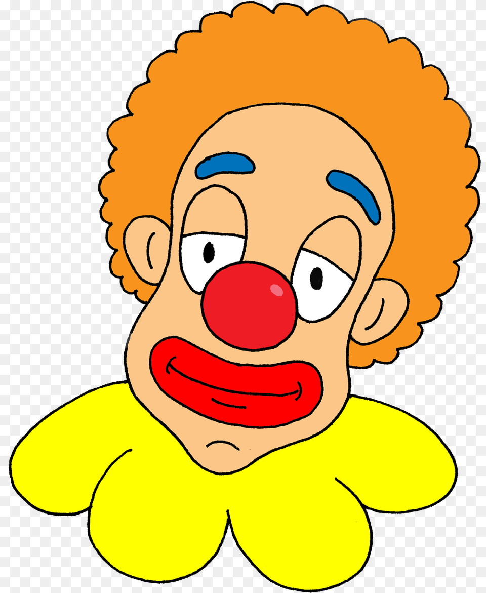 Cartoon Clown Face Clipart Best Clown Face, Performer, Person, Baby, Head Free Transparent Png