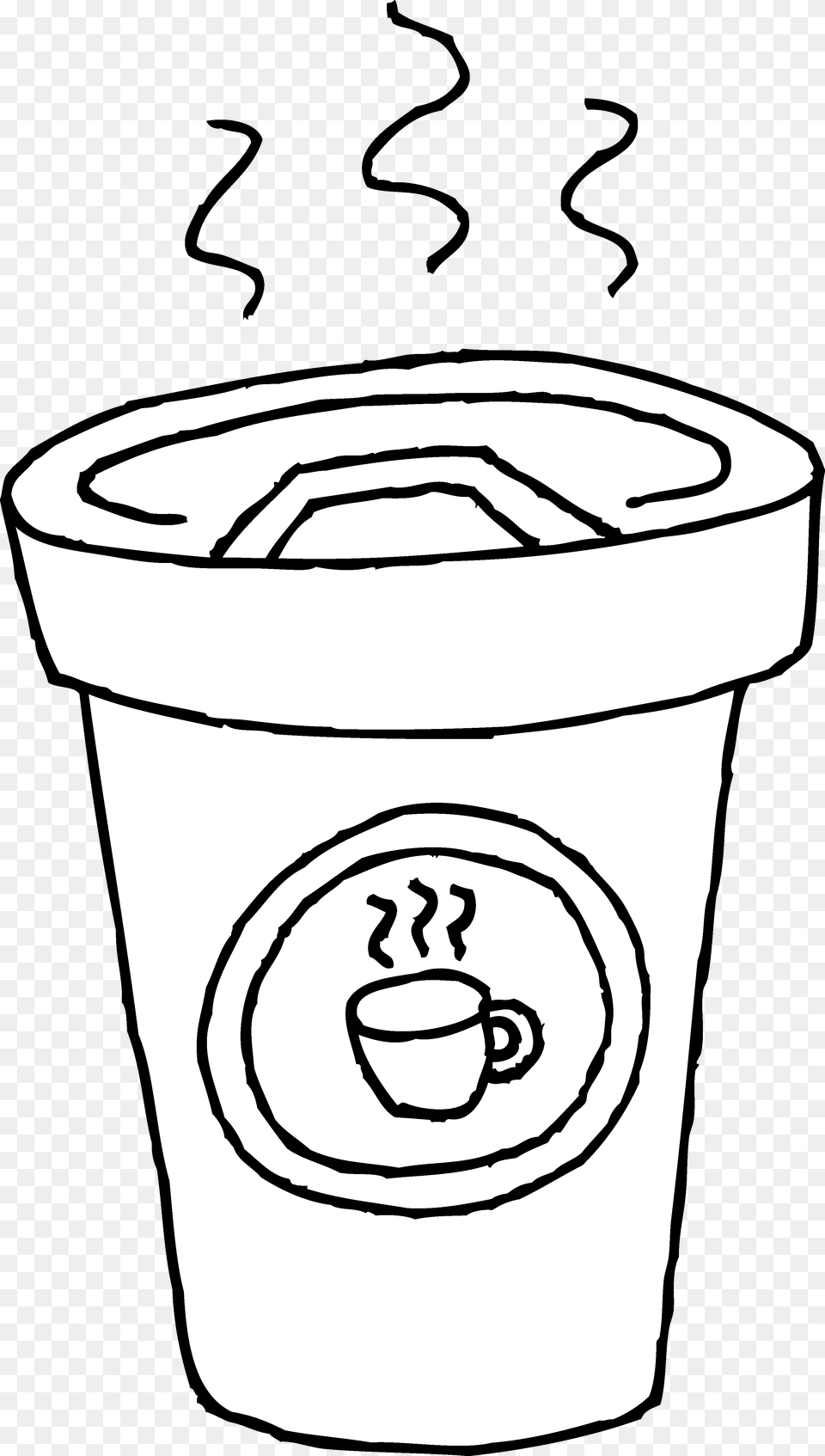 Cartoon Coffee Paper Cup, Beverage, Coffee Cup Png