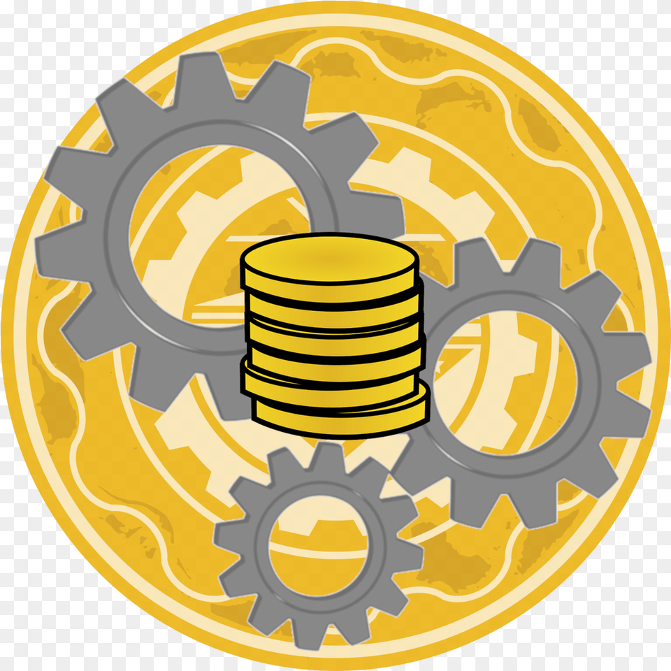 Cartoon Coin Transparent Cartoon Coin Transparent Background, Machine, Gear Free Png