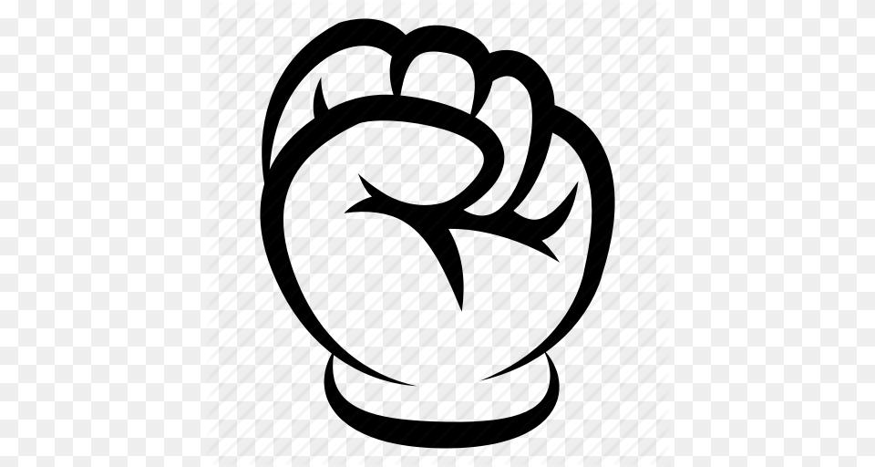 Cartoon Comics Drawing Fist Gesture Hand Icon, Clothing, Glove, Flip-flop, Footwear Png Image