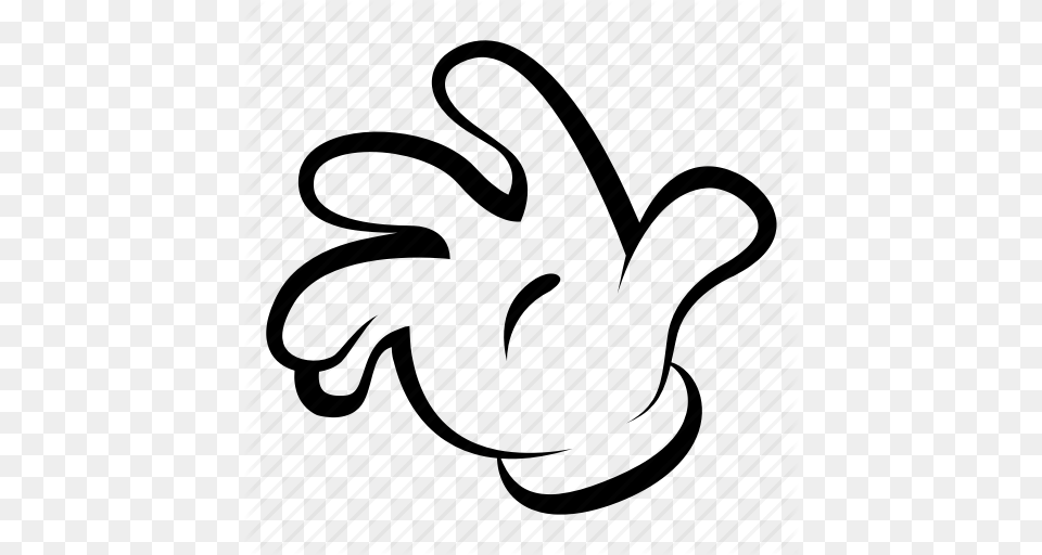 Cartoon Comics Drawing Gesture Grab Hand Icon, Clothing, Glove Png