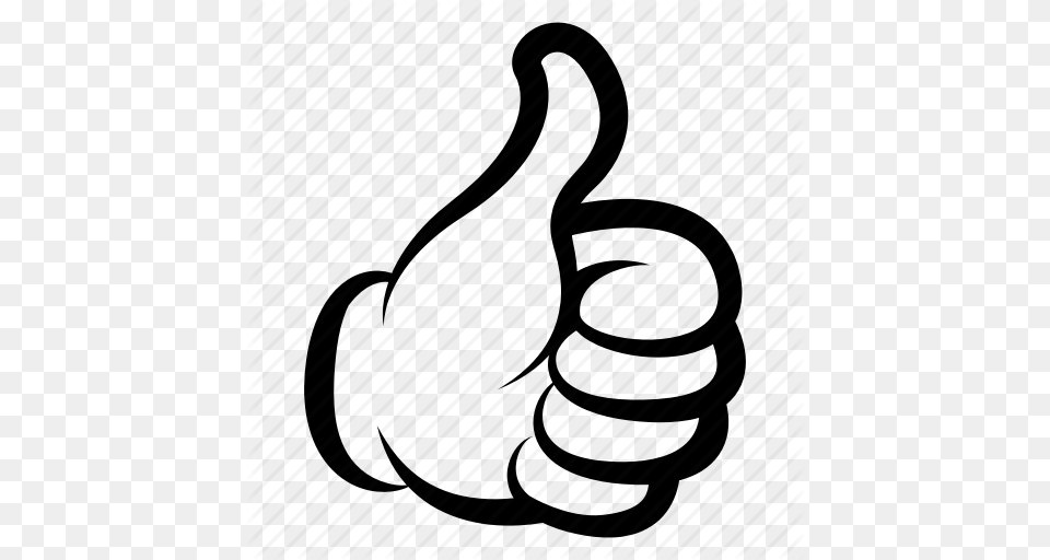 Cartoon Comics Drawing Gesture Hand Thumbs Up Icon, Weapon Free Transparent Png