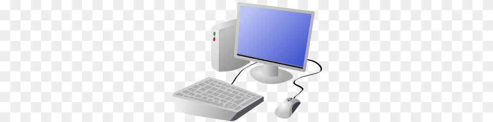 Cartoon Computer And Desktop Clip Arts For Web, Electronics, Pc, Computer Hardware, Hardware Free Png Download