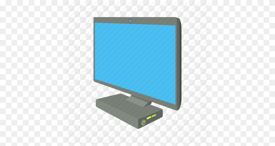 Cartoon Computer Display Pc Screen Technology Wide Icon, Computer Hardware, Electronics, Hardware, Monitor Png Image