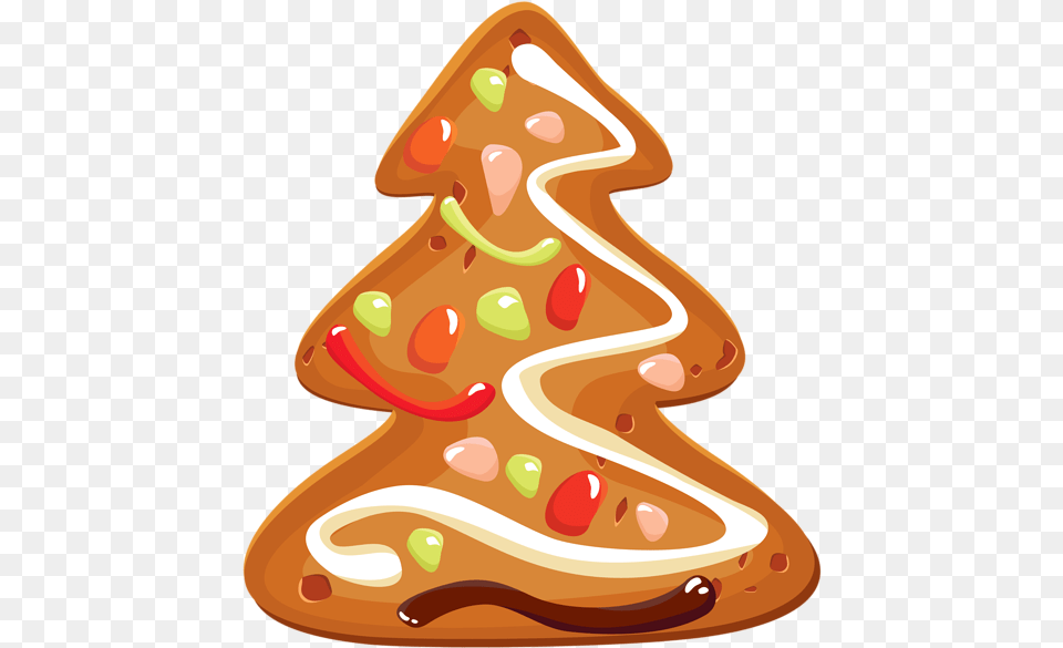Cartoon Cookie Christmas Cookies Clipart Hd Download Christmas Cookie Clipart, Food, Sweets, Gingerbread, Ketchup Free Png