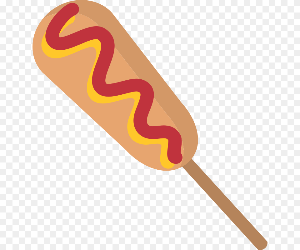 Cartoon Corn Dog, Food, Sweets, Smoke Pipe Free Transparent Png