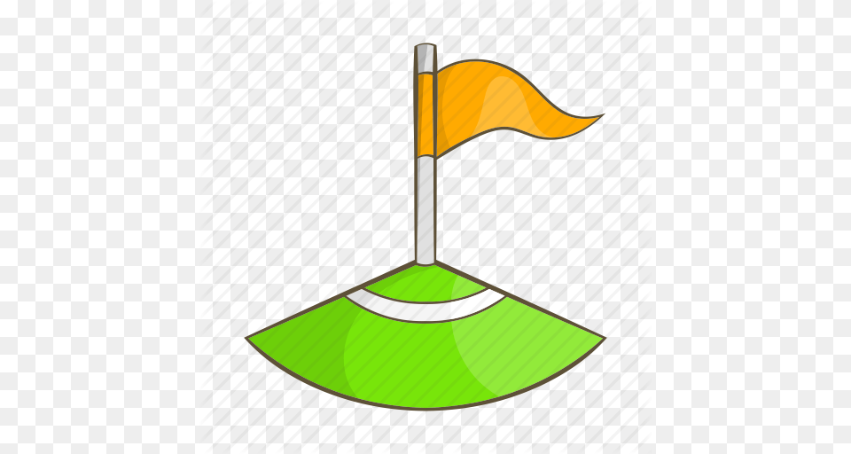Cartoon Corner Field Flag Football Sign Soccer Icon, Appliance, Ceiling Fan, Device, Electrical Device Free Transparent Png