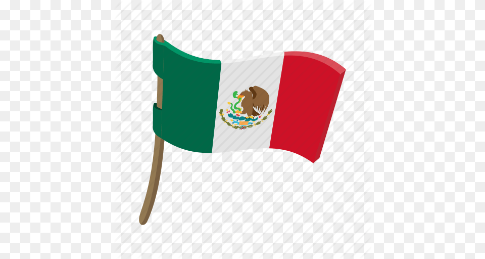 Cartoon Country Flag Mex National Patriotic Patriotism Icon, Mexico Flag Free Transparent Png