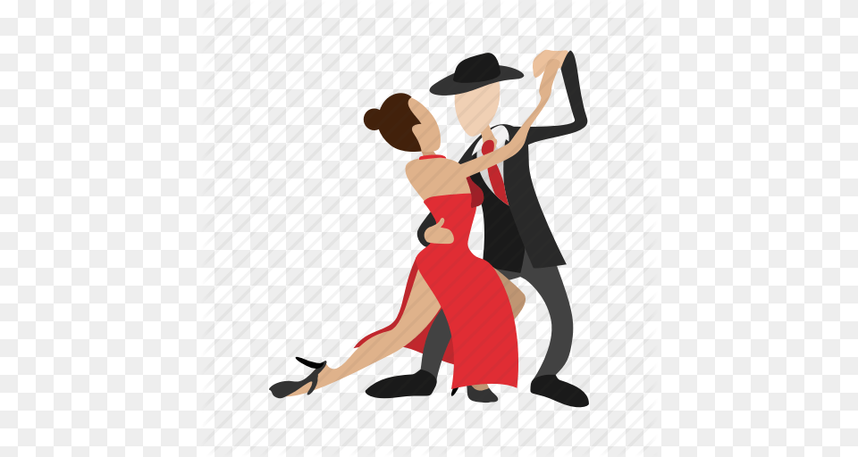 Cartoon Couple Dance Dancing Love People Tango Icon, Dance Pose, Leisure Activities, Person, Baby Png Image