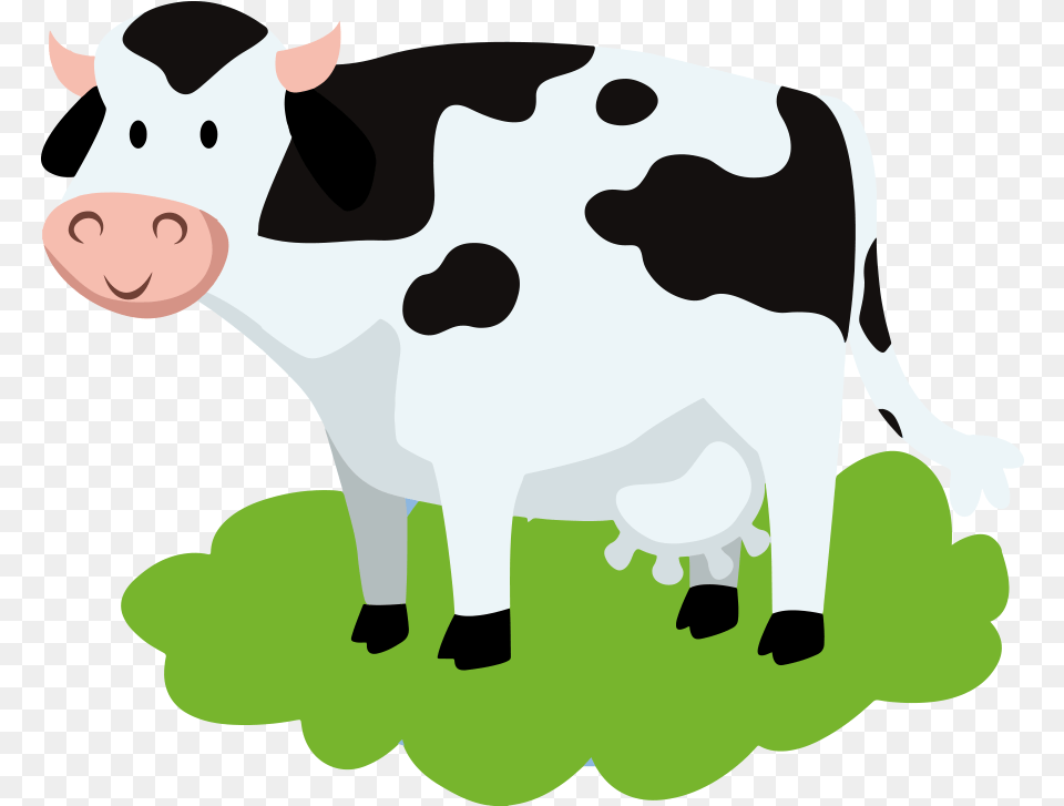 Cartoon Cow, Animal, Cattle, Dairy Cow, Livestock Png