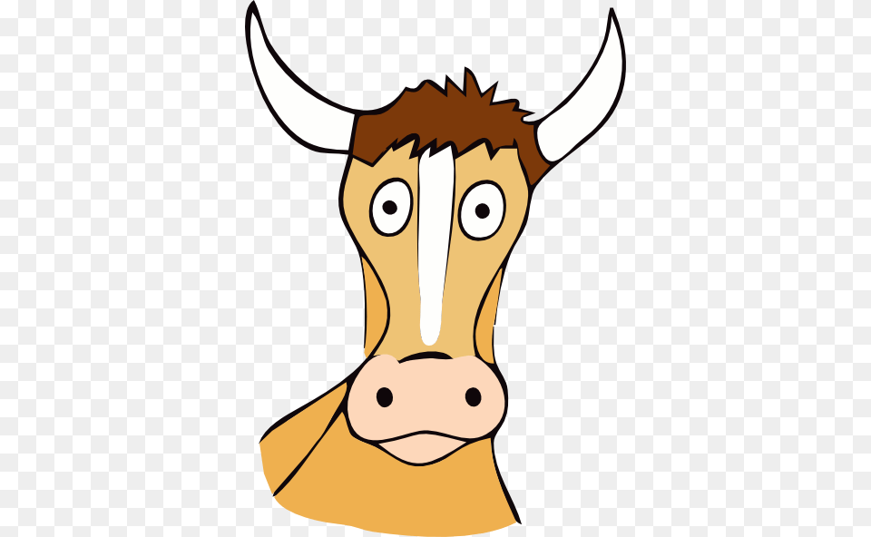 Cartoon Cow Clip Art, Animal, Cattle, Livestock, Mammal Png