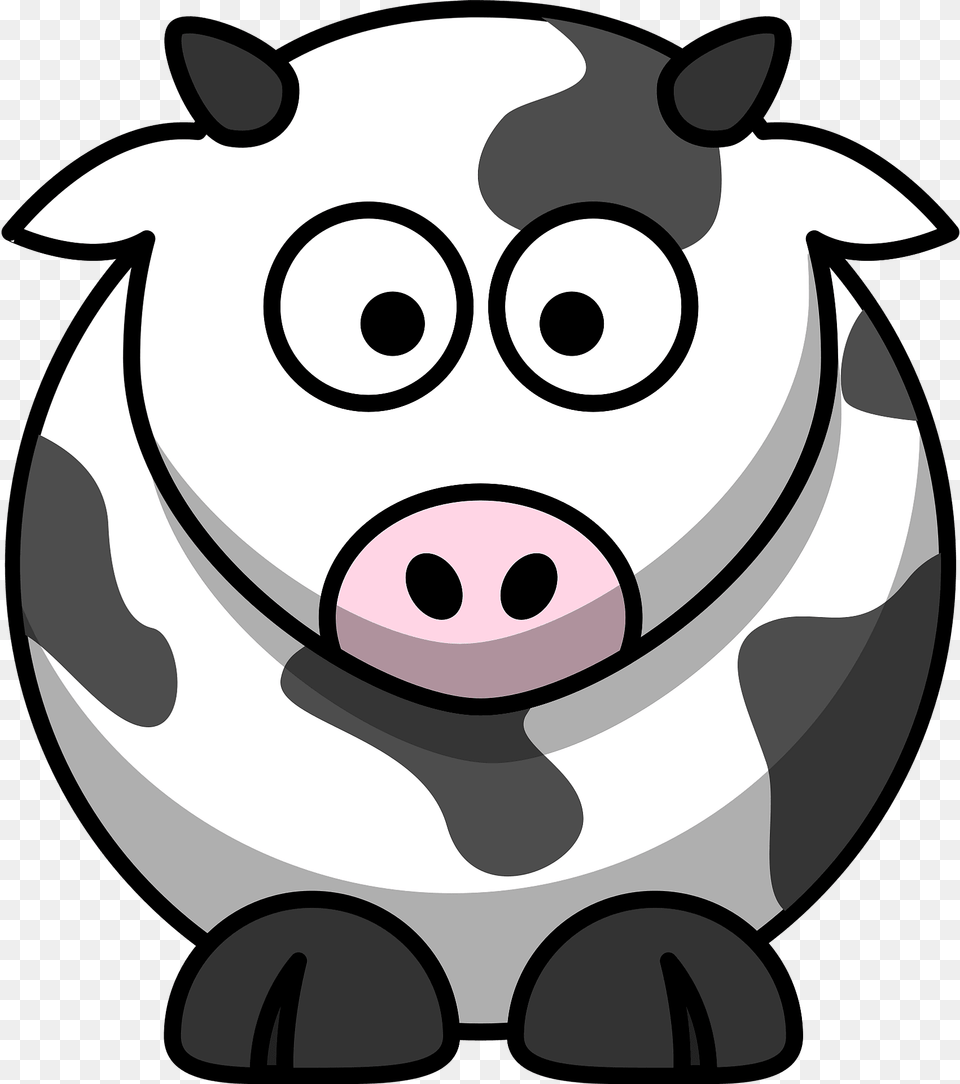 Cartoon Cow Clipart, Animal, Mammal, Pig, Device Free Png Download