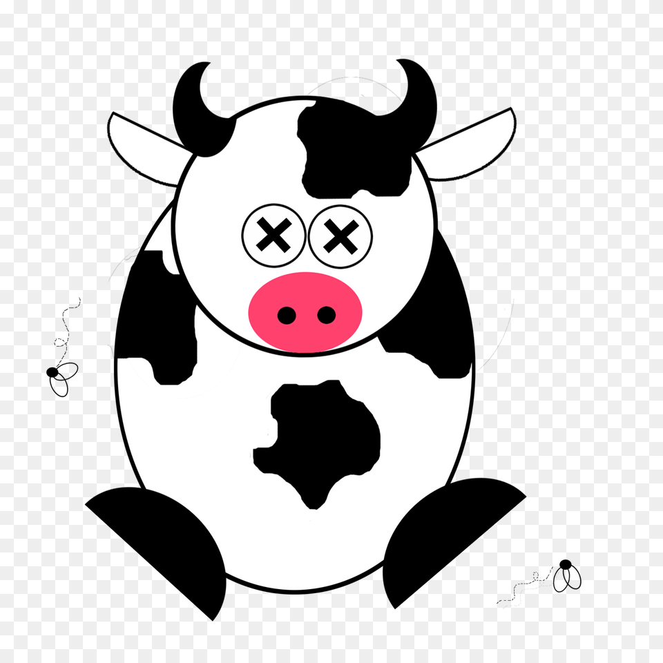 Cartoon Cow Cliparts Clip Art, Animal, Cattle, Livestock, Mammal Free Png