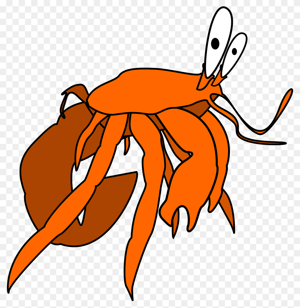Cartoon Crab Clipart, Food, Seafood, Animal, Sea Life Png