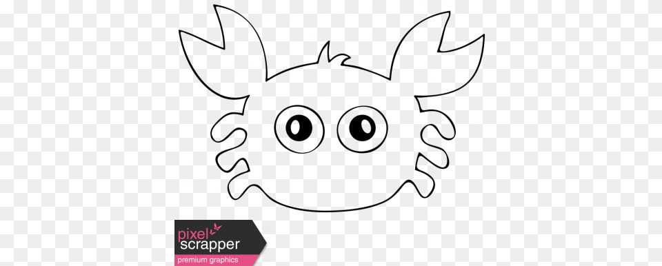Cartoon Crab Template July Outline Png Image