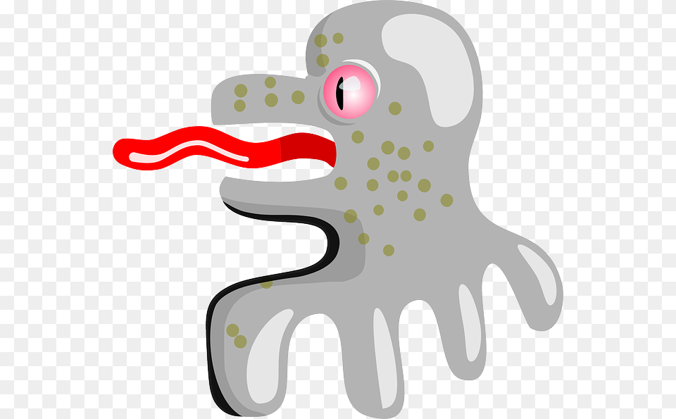 Cartoon Creature Svg Clip Arts Alien Octopus Cartoon, Brush, Device, Tool, Food Png Image