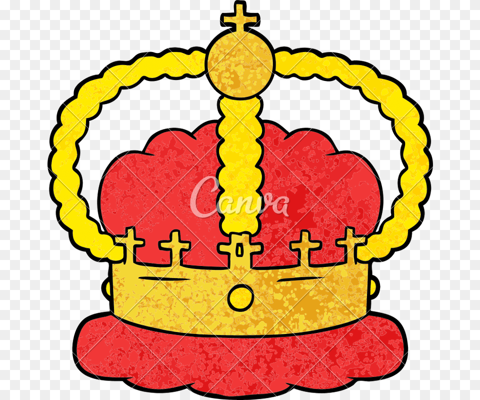 Cartoon Crown Vector Illustration, Accessories, Jewelry, Dynamite, Weapon Free Transparent Png